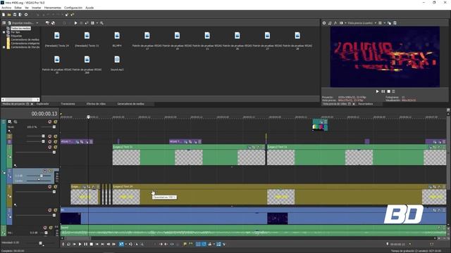 5 intros glitch gratis. Vegas pro