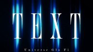 #AE #UNIVERSE #VIDEOEFFECTS After Effects UNIVERSE Plugin Samples on a TEXT