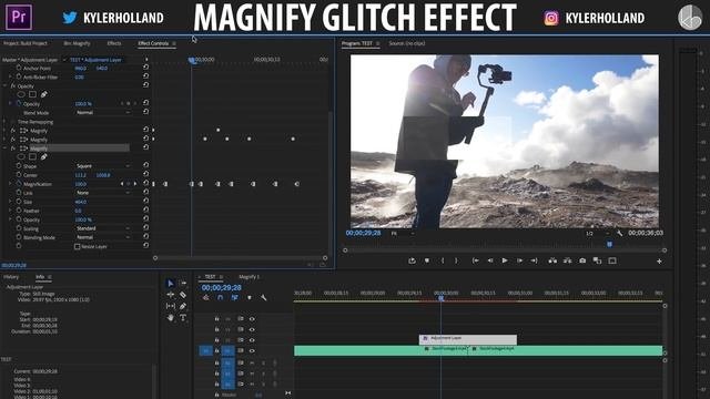 Premiere Pro: Magnify Glitch Effect!