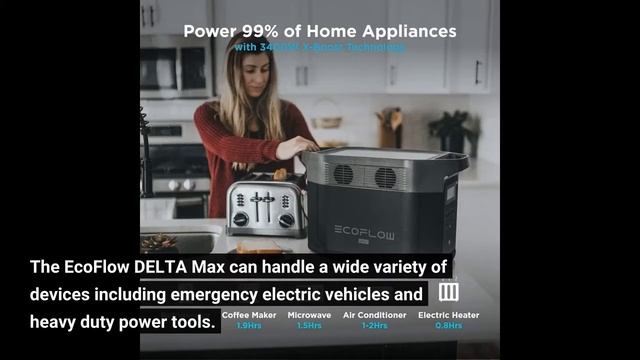 EcoFlow Delta MAX 2000 Portable Power Station Solar Generator With 160W Solar Panel Review