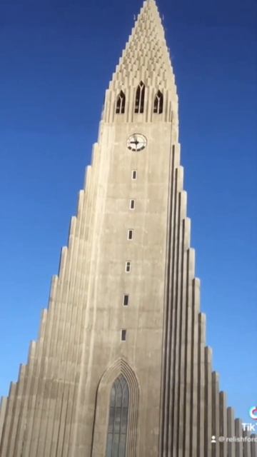 This is the largest church in Iceland. #shorts