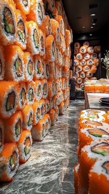 🍣 Мир, где всё — суши 🌏 и роллы 🧡