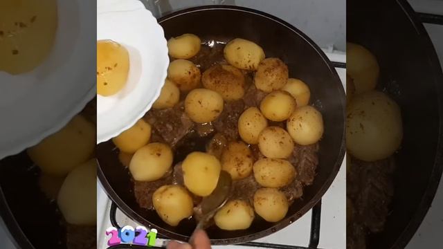 МЯСА С КАРТОШКОЙ 🔥ГУШТ КАРТОШКА БИЛАН💯💯💯💯💯   13 января 2021 г.