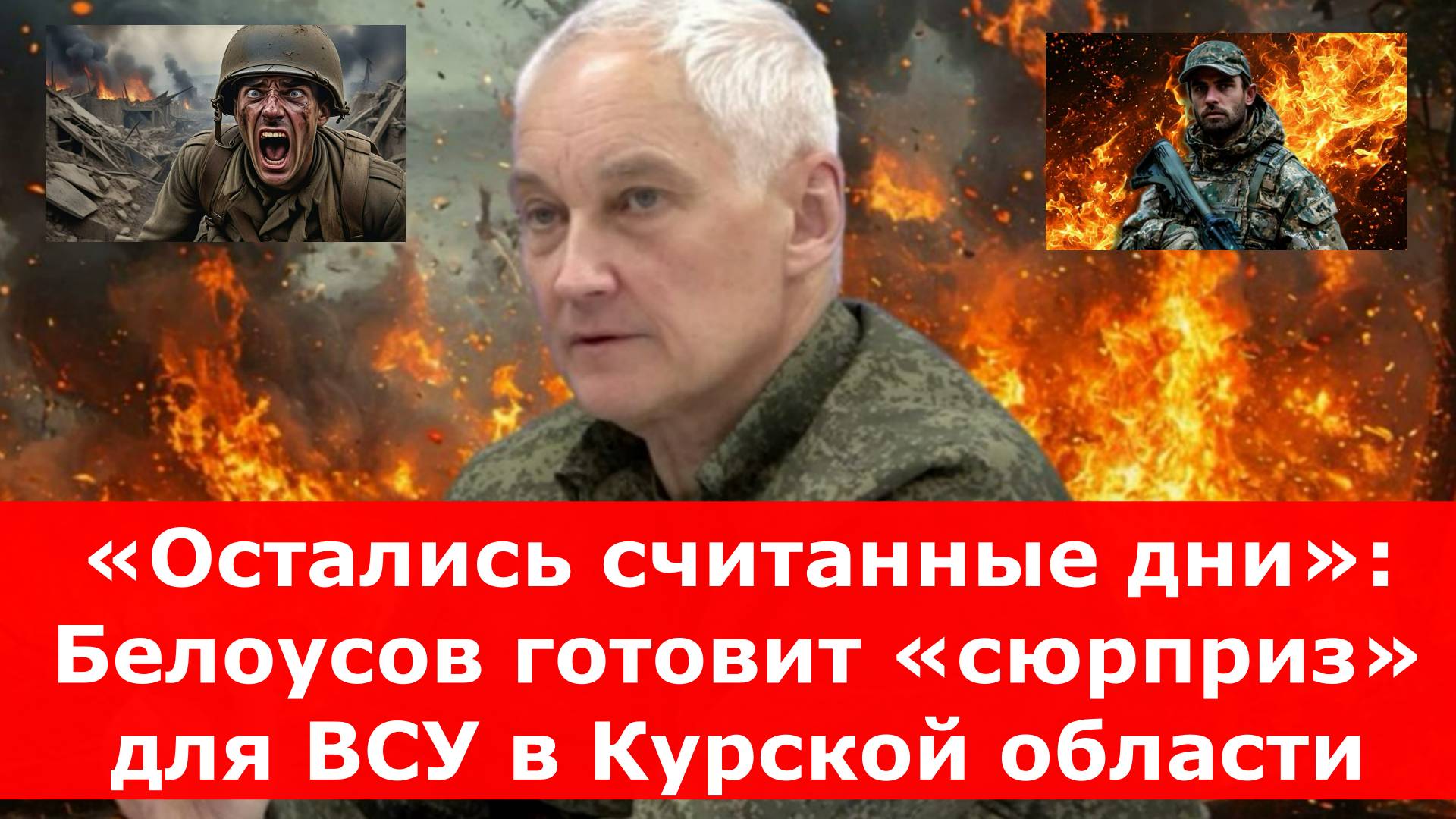 «Остались считанные дни»: Белоусов готовит «сюрприз» для ВСУ в Курской области