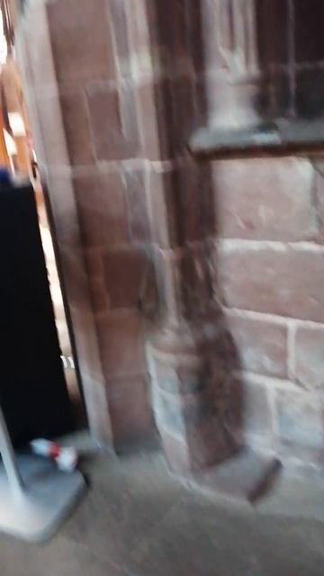 (18) the cross inside Cathedral Chester UK