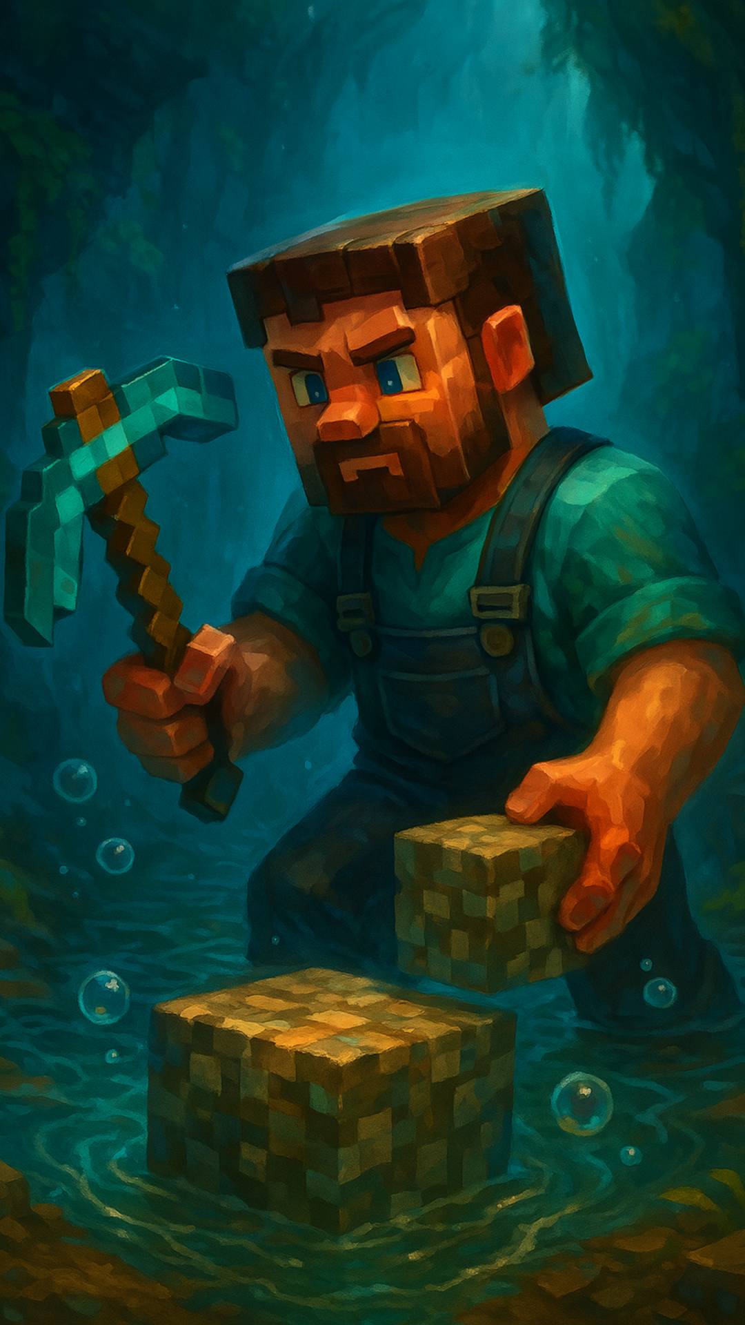 Добыча камня для стильной лестницы! ⛏️