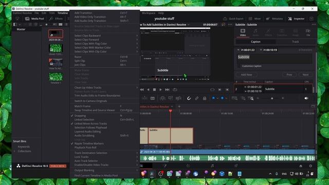 How To Add Subtitles In Davinci Resolve - Best Method 2023