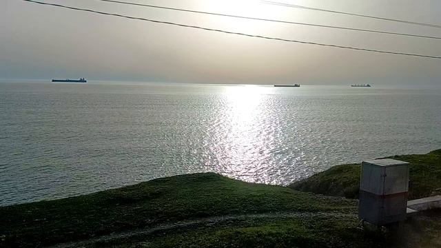 подъезжаю к Туапсе 💦🚆🌇🚢