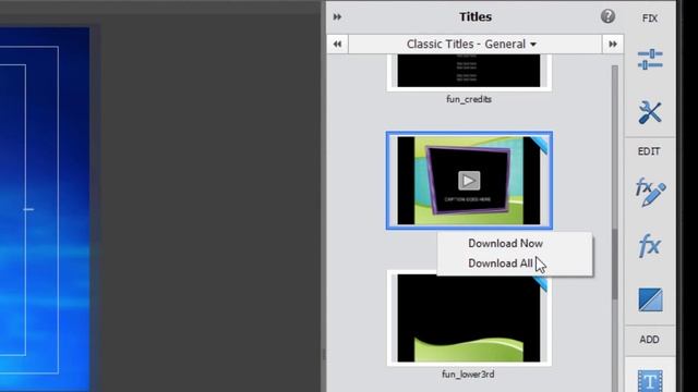 Premiere Elements, Basic Training Part 7 of 8