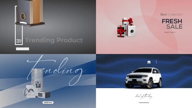 Typography | Product Promo Slides V.16 | MOGRT | Adobe Premiere Pro Template
