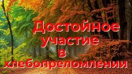 Достойное участие в хлебопреломлении - Василий Савич. Христианские проповеди