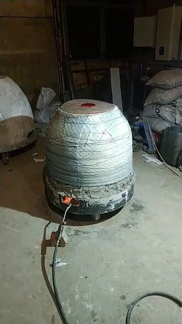 утепление тандыра часть 2