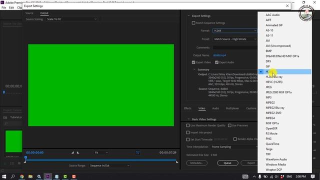How to Export premiere pro to mp4 | Tutorial River