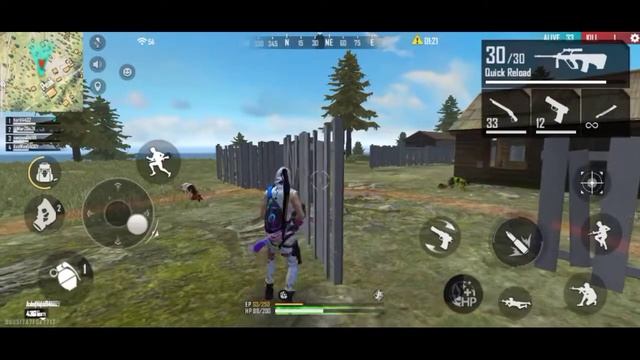24k golden-mood ( free fire solo vs squad )