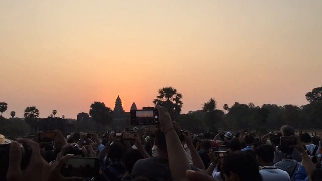 Wow!! Amazing sunrise at Angkor Wat Cambodia