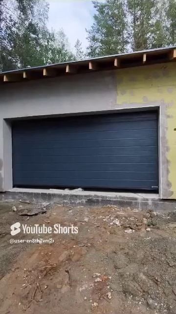 Гаражные автоматические секционные ворота Hormann