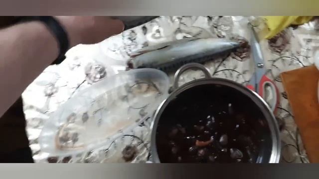 Вкусная скумбрия. Простой рецепт.