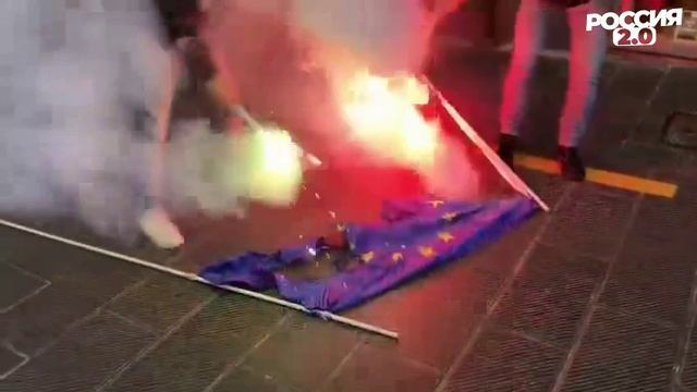 В Европе бастуют против помощи Украине