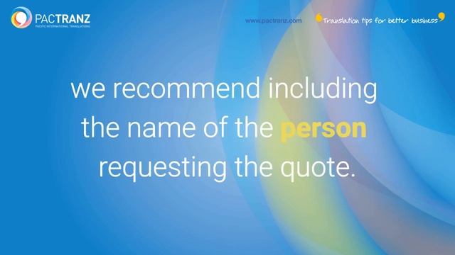 The simple translation quote writing formula that works a treat