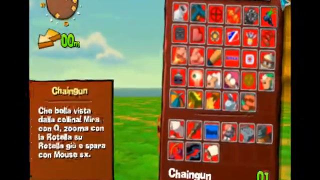 Worms 4 New Tweak of Minigun! Script lesson by TheKing97