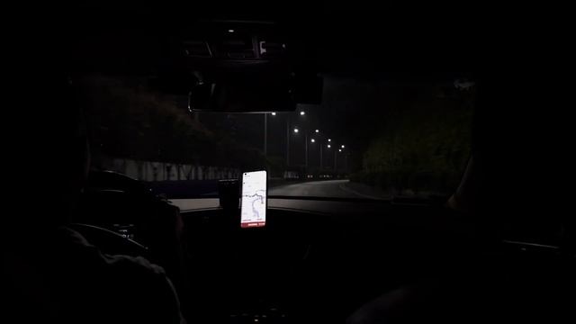 Поездка на такси в Чунцине ночью / Taxi trip in Chongqing at night (1080p, 25fps)