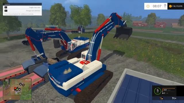 Farming Simulator 2015 - The EXTREME Triverio Digger set - Mod Squad
