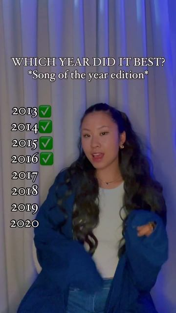 WHICH YEAR DID IT BEST? 🤔🎶 *Song of the year edition”  #songtest #shorts #viral