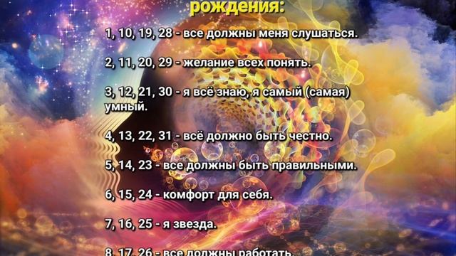 Твои иллюзии по дате рождения
