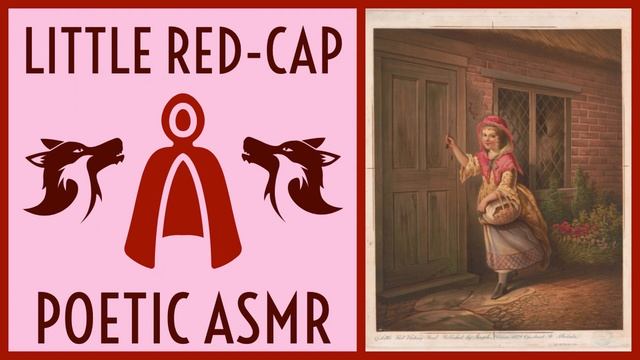 👵 Poetic ASMR - Little Red-Cap (Whispered fairy tale without music) 👵