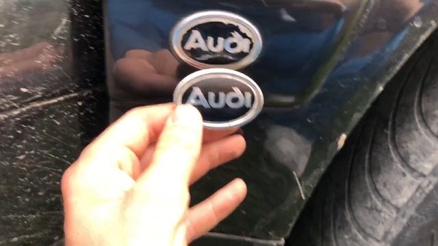 Replacing the Audi badge and not only...