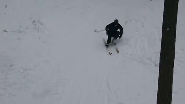 Andrew with some not so lovely downhill.Russia 09'