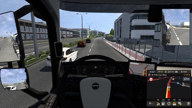 Симулятор водитель дальнобойщик  Euro Truck Simulator везем сроочный заказ