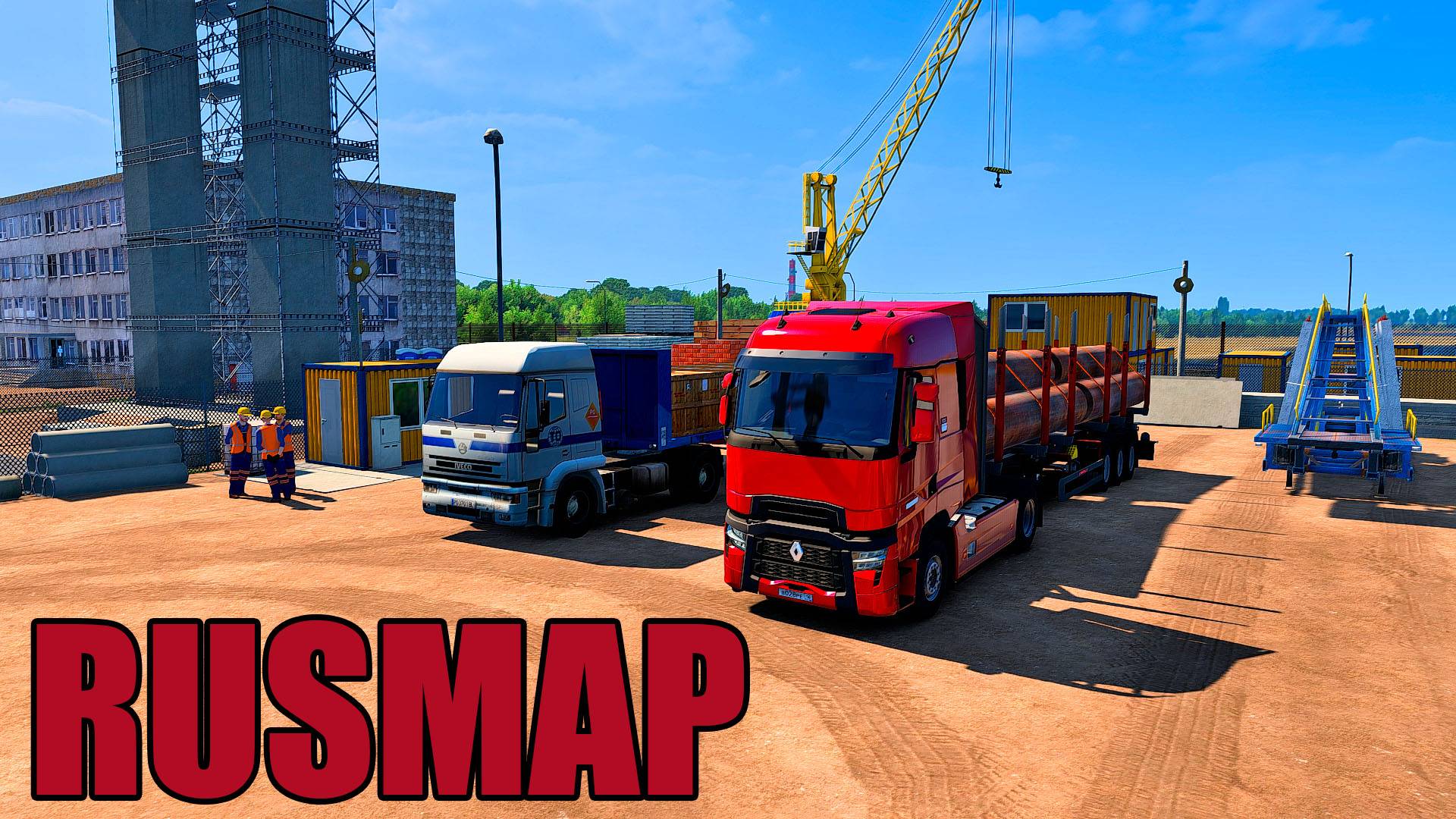 🔴Euro Truck Simulator 2. По дорогам / RUSMAP 1.54 / Начнем с Мурманска - Приозерск.