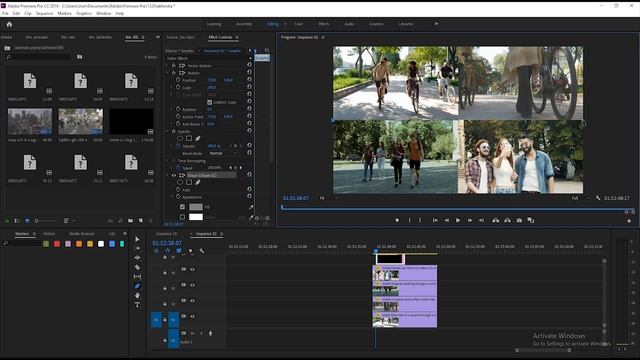 4 SPLIT SCREEN Effects in Premiere Pro CC ( Hindi Tutorial)