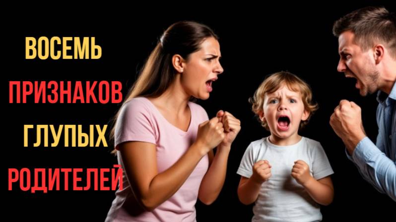 ВНИМАНИЕ❗❗❗ У плохих родителей всегда есть эти признаки