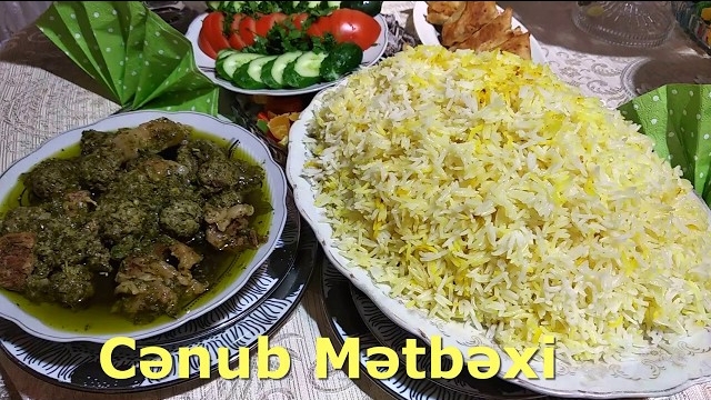 🇦🇿🍚🍖🥗Ленкоранский Плов и Лявянги 🐟🍹