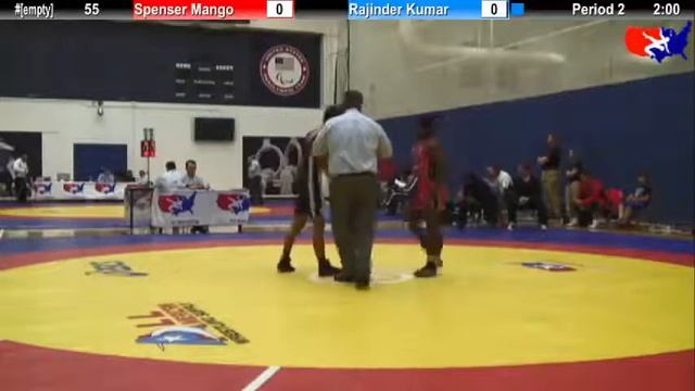2012 Kiki Cup 55: Spenser Mango (USA #1) vs. Rajinder Kumar (India)