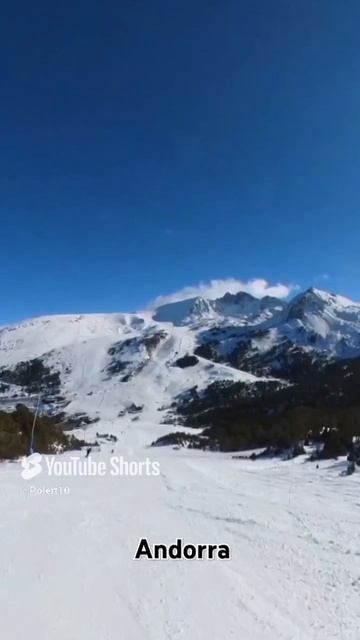 Горнолыжный курорт.Горы Пиренеи #ski #mountain #snowboarding #travel #snow