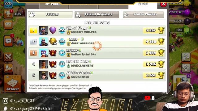 🔴[Hindi] Clash Of Clans Live ! | Maintenance break  | Time to clash | Base Visit