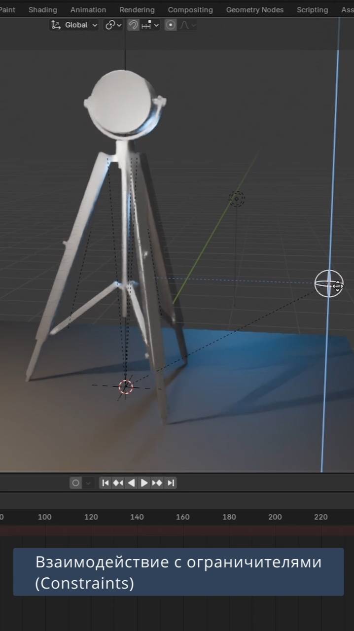 Ограничители в Blender 4 (Constraints)