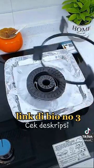 Alas pelindung kompor Aluminium