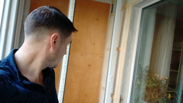 Обзор лоджии со шкафом!