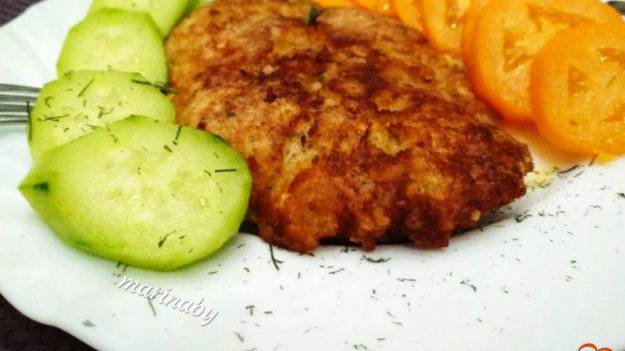 Отбивная из куриной мякоти бедра
