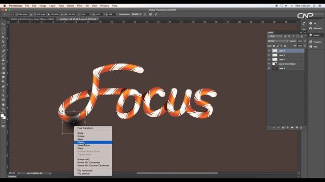 Typography | Text Effect | Adobe Illustrator | Focus ( part 2 )