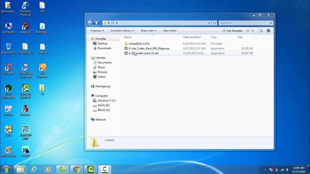 VirtualDub Lỗi MISSING CODE