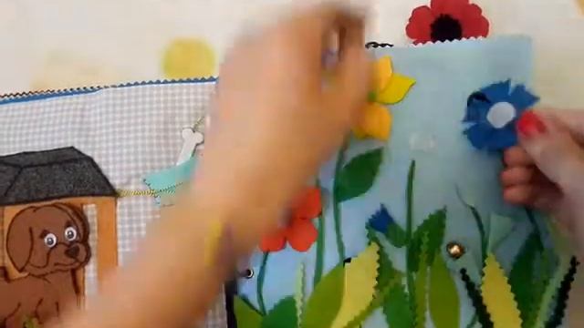 Розвиваюча книжечка з фетру