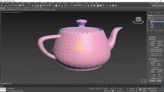 20 - Cut, Slice, and Paint Connect tools -3Ds Max 2022 and Corona 7 learning (Sinhala)
