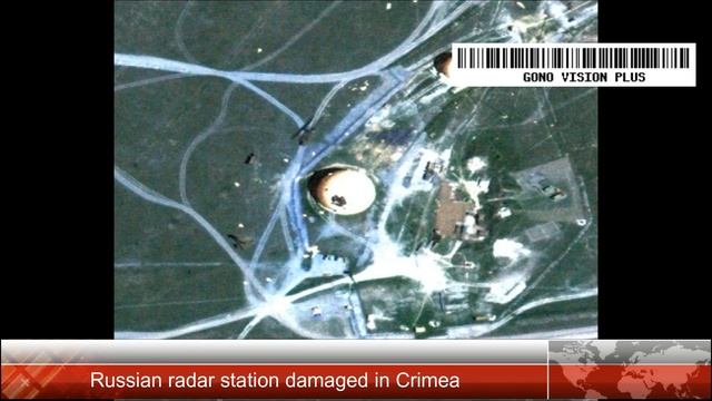 Russian radar station damaged in Crimea