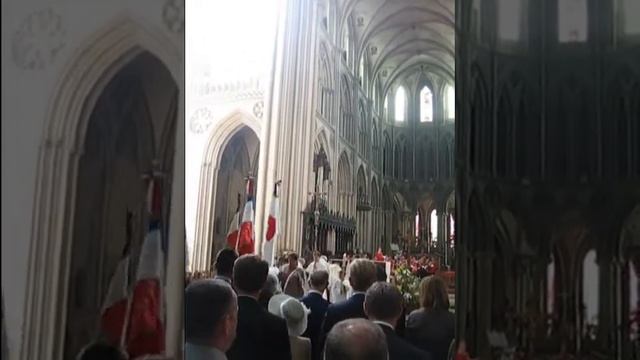 6 juin 2009 Fin de la cérémonie organisée  par la British Legion à la cathédrale de Bayeux