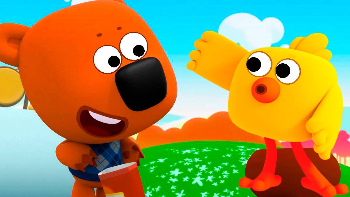 МИМИШНЫЕ МИШКИ - Кеша, Тучка и Цыпа - Догонялки и задания на логику - Мультики для детей